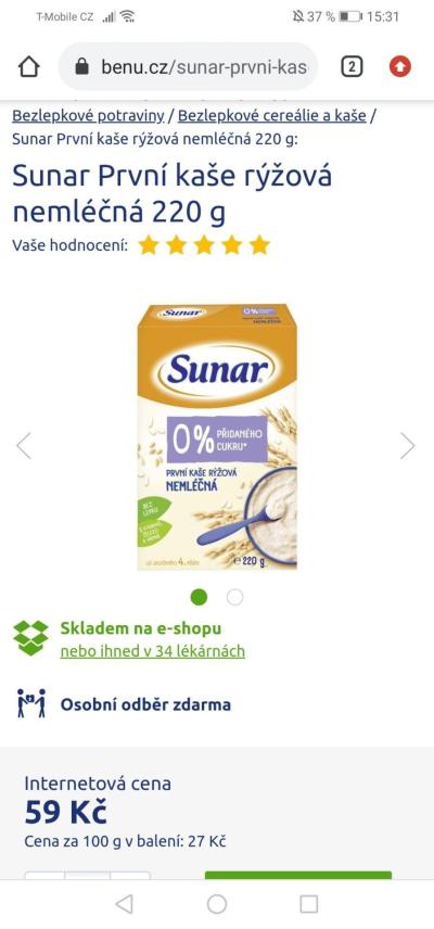 Krmení a pití | Kombinace kaší / sinlac kase