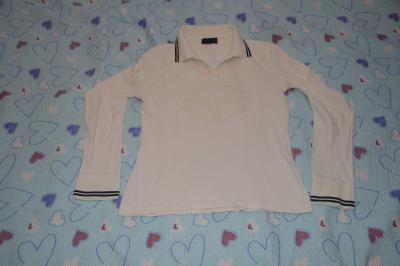 158 164 Sergio Tacchini bílé triko s flitry