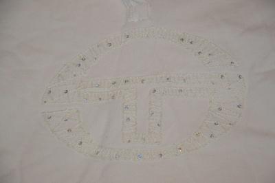 Sergio Tacchini bílé triko s flitry