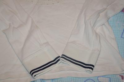 158 164 Sergio Tacchini bílé triko s flitry