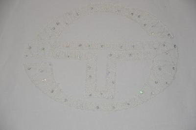Sergio Tacchini bílé triko s flitry