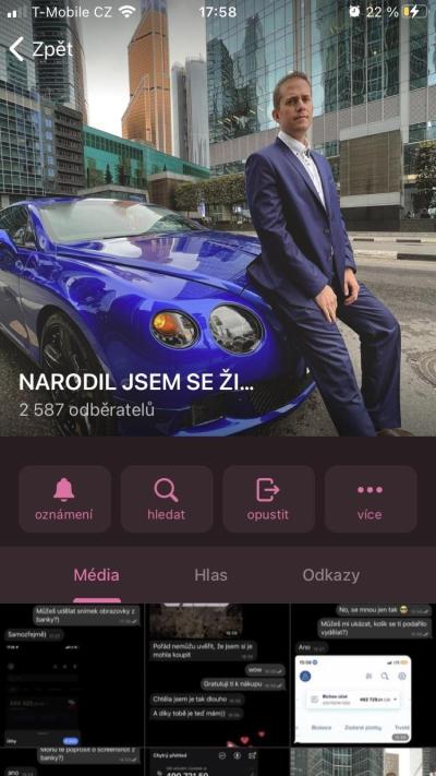 Podvodných profil 
