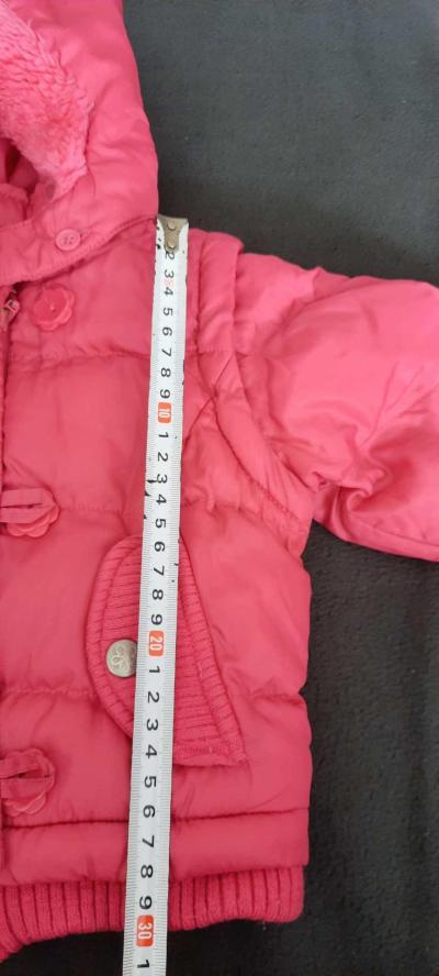 dívčí teplejší bunda vel. 12-18měs (86cm)