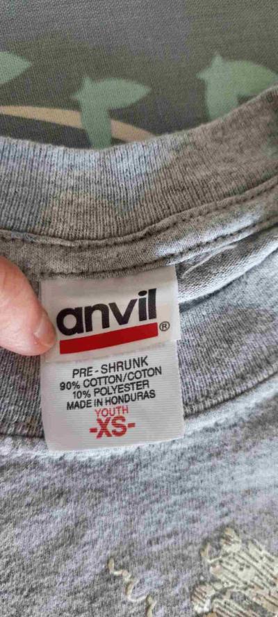chlapecké tričko s dlouhým rukávem  značky anvil, vel xs.