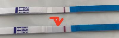 Testování a těhotenský test | Je tam duch? Slabá čárka v testu