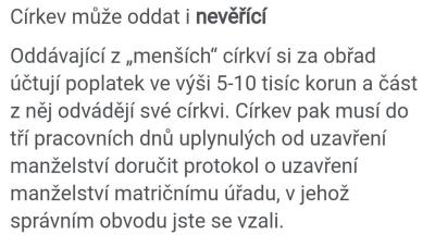 Dárky, oslavy a svatby | ,,Církevní obřad