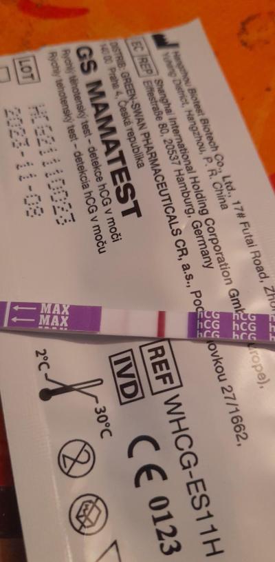 Testování a těhotenský test | Těhotenský test GS mamatest 10