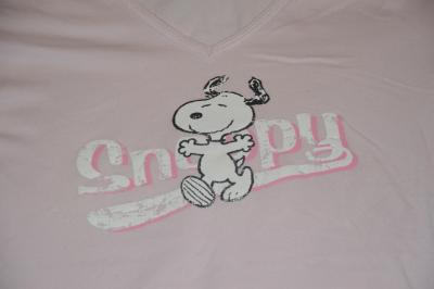 růžové tričko Snoopy, vel. S