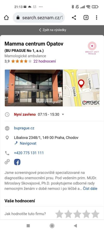Zdravotní potíže dospělých | Mamma centrum Opatov