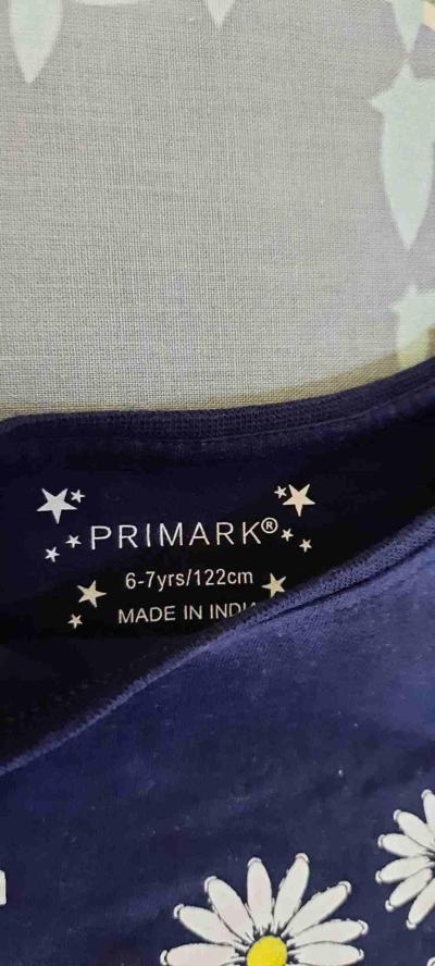 2x dívčí tričko značky Primark, vel. 6-7 let