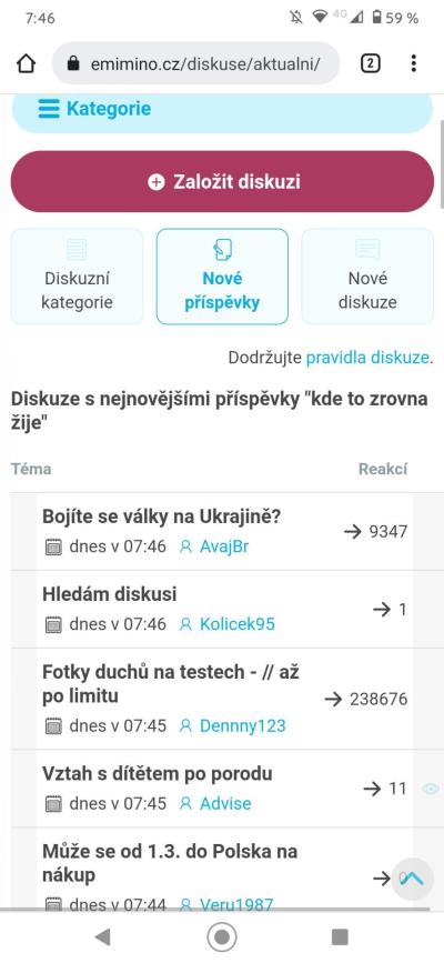 Vše možné | Hledám diskusi