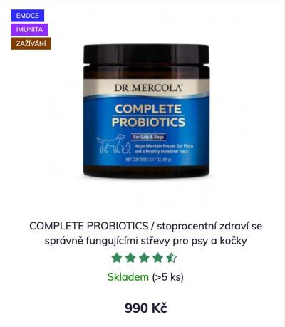 Zvířata | Probiotika pro psa a kočku