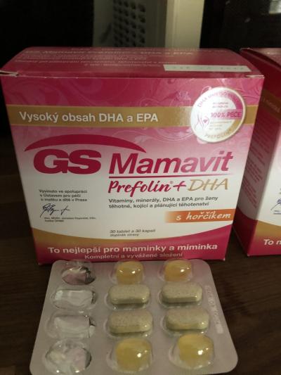 Testování a těhotenský test | 3x balení GS Mamavit