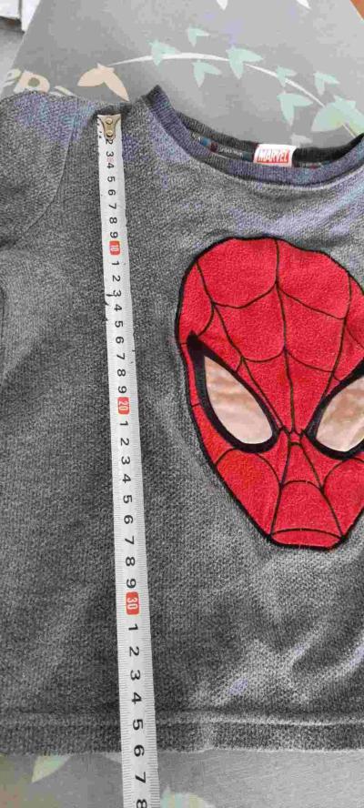 chlapecká mikina - lehká, zn. Spiderman, vel.5 let.
