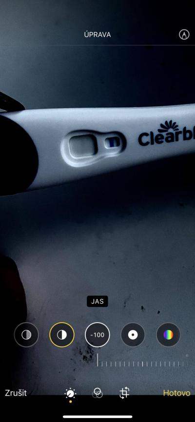 Testování a těhotenský test | Clearblue ultra časný - duch?