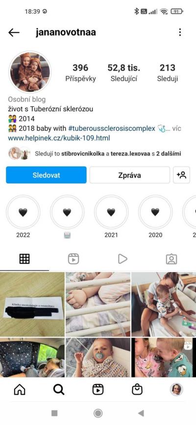 Vše možné | Instagram - chlapeček po operaci srdce