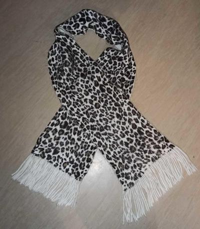 Šála s levhartím vzorem (165 cm)