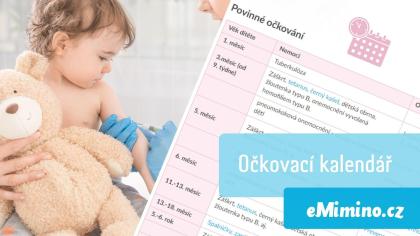 Očkovací kalendář napoví, kdy vakcíny očkovat