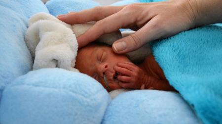 Spánek a náruč rodiče pod dozorem Pampers: Vše, co předčasňátko potřebuje