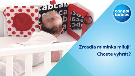 Den pátý: Stimulujte zaostřování se závěsným zrcadlem canpol babies