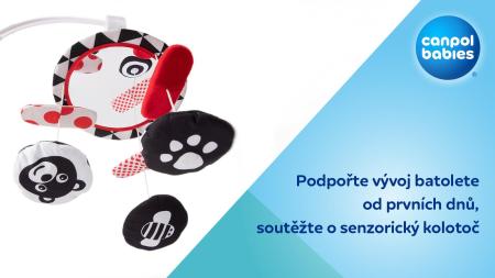 Den první: Rozvíjejte smysly s kontrastními hračkami canpol babies