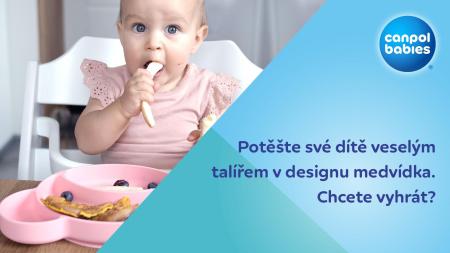 Den třetí: Vyhrajte praktický silikonový talířek s medvídkem