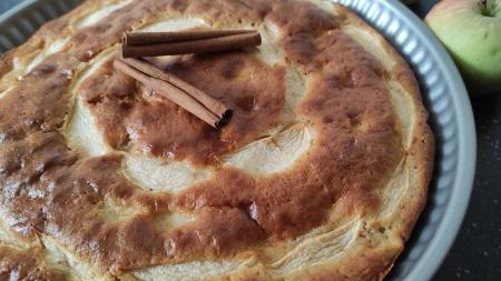 Jablečný koláč s mascarpone