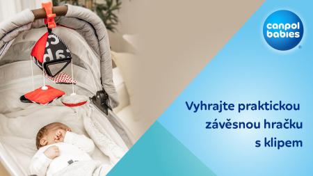 Den třetí: Procvičte zrak miminka se závěsnou hračkou canpol babies