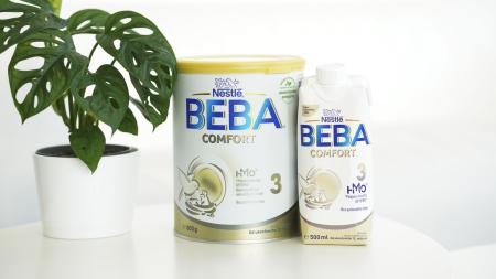Jak byla dětská bříška spokojena s kojeneckou výživou BEBA COMFORT 2 a 3?