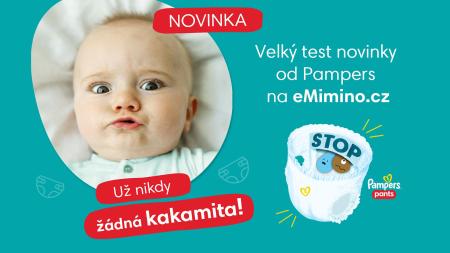 Zapojte se do největšího testování plenek Pampers na eMiminu. Vybíráme 120 testerek!
