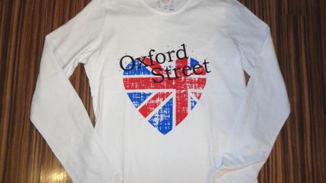 Luxusní bílé tričko se srdíčkem Oxford
