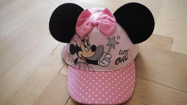 Růžová kšiltovka s myškou Minnie Takko Fashion