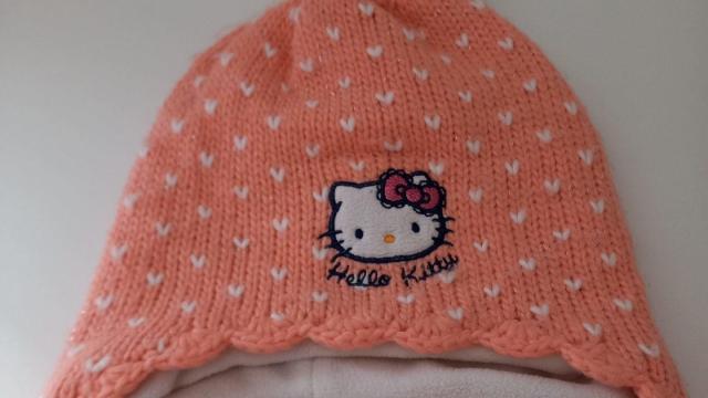 Zimní čepice hello kitty 128-152 velikost