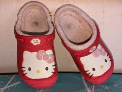 Croks - pantofle Hello Kitty