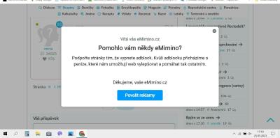 Dotazy pro adminy | Chyba v Matrixu /e-miminu/