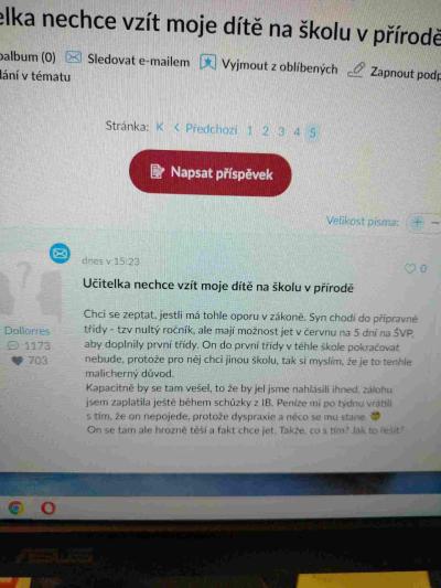 Dotazy pro adminy | Chyba v Matrixu /e-miminu/