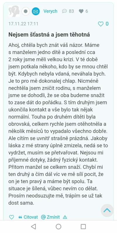 Těhotenství | Třetí sekce brzo po druhé
