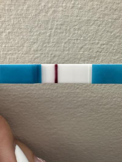 Testování a těhotenský test | Slabý duch 8DPO - vidíte?