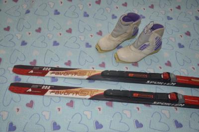 dětské běžky se šupinami 140cm boty sns vel. 36