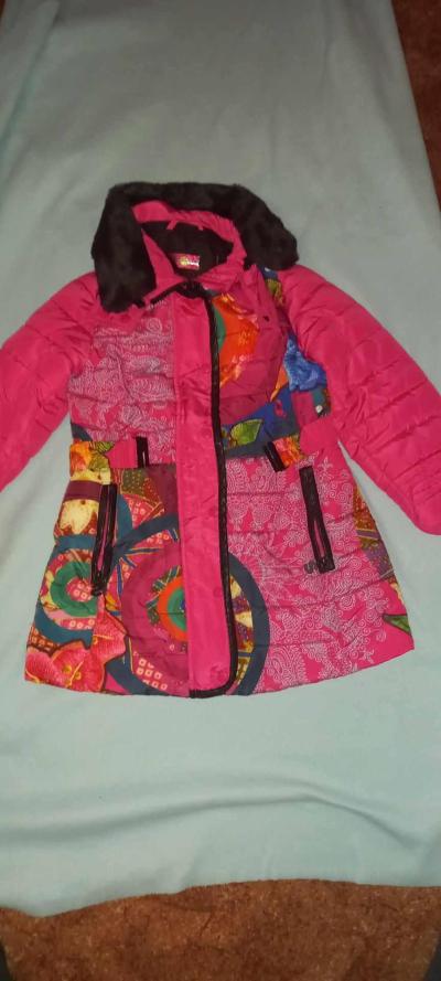 Desigual podzimni/zimni bunda vel. 5-6 let