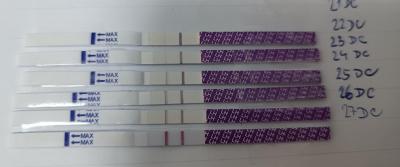 Snažení | Pozitivní ovulační test během menstruace