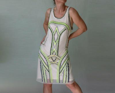 Nové společenské šaty s korálky Miss Selfridge vel.44