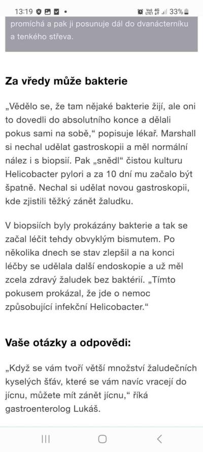 Zdravotní potíže dospělých | Uz zase ten zaludek co delat