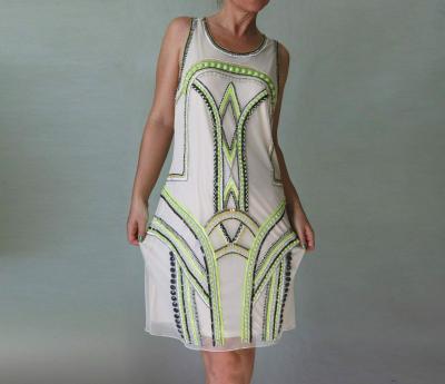 Nové společenské šaty s korálky Miss Selfridge vel.44