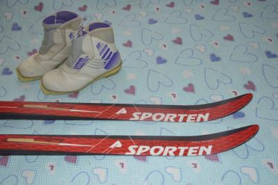 dětské běžky se šupinami 140cm boty sns vel. 36