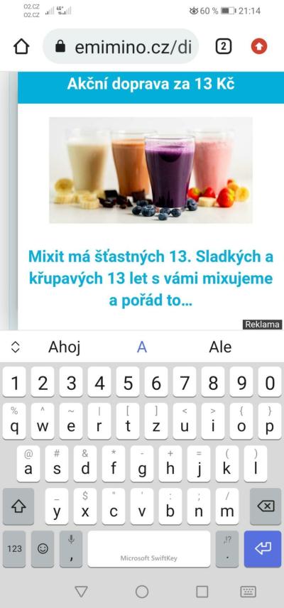 Dotazy pro adminy | Chyba v Matrixu /e-miminu/