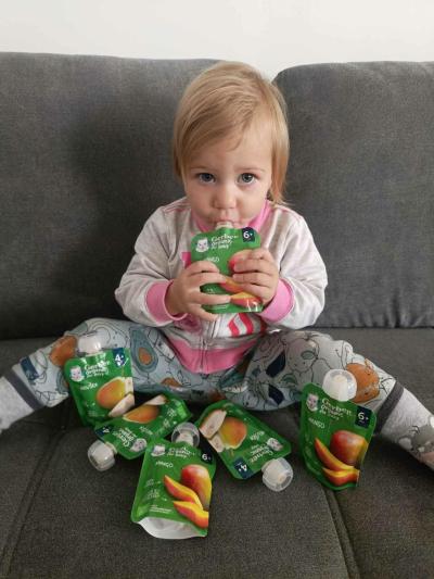 Recenze z kampaně Nejpřísnější testeři hodnotí ovocné kapsičky GERBER Organic