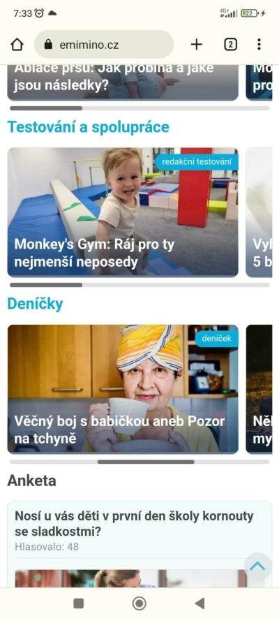 Dotazy pro adminy | Chyba v Matrixu /e-miminu/