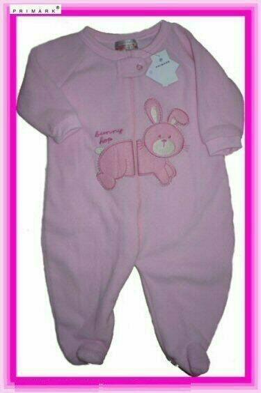 Zajíčkový hřejivý růžový fleece overal, vel. 0-3m