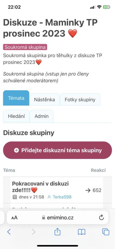 Těhotenství | TP prosinec 2023